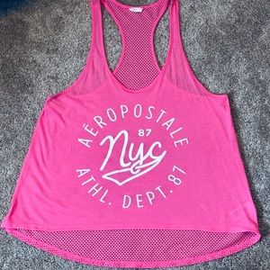 Aeropostale Tank with Mesh Back. Sz. XL HOT PINK